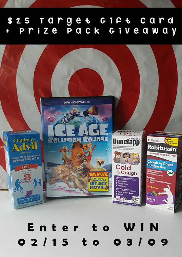 $25 Target Gift Card & Prize Pack Giveaway