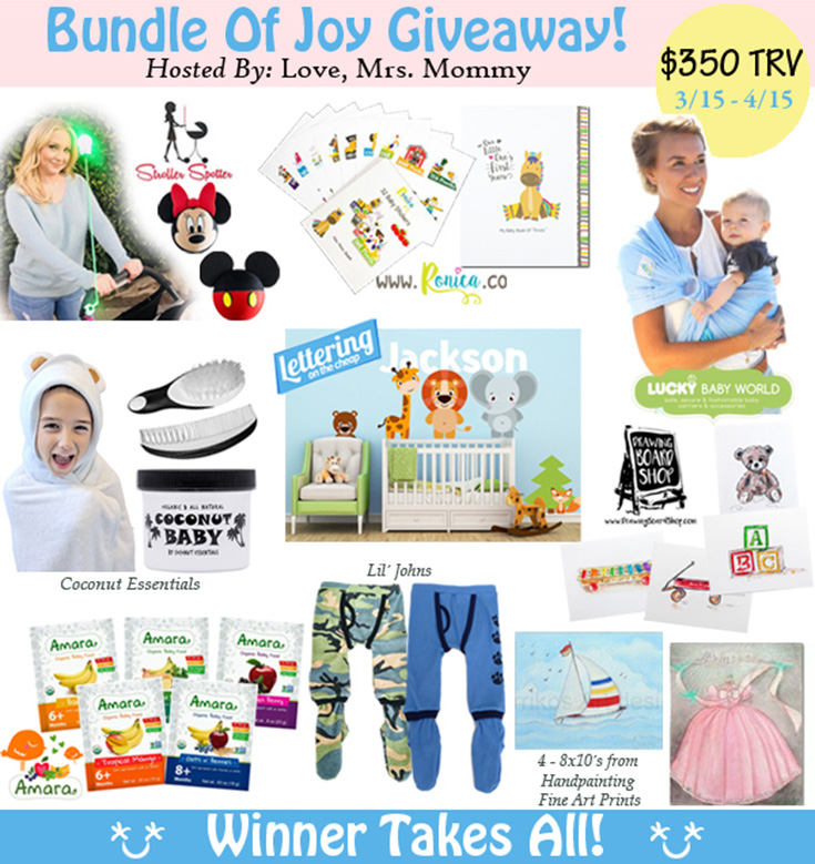 Bundle Of Joy $350 Baby Gift Pack Giveaway