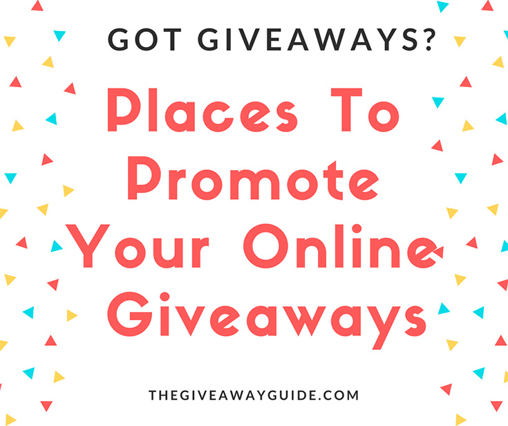 Places To Promote Giveaways