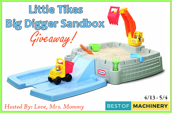 Little Tikes Big Digger Sandbox Giveaway
