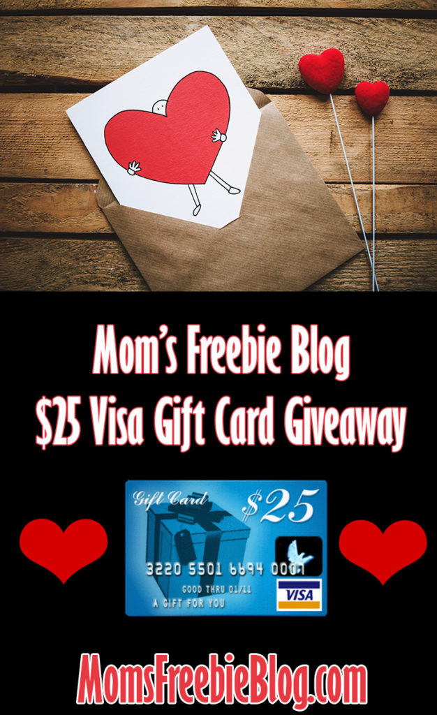 $25 Visa Gift Card Giveaway (Ends 06/11)