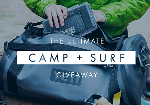 The Ultimate Camp and Surf Giveaway