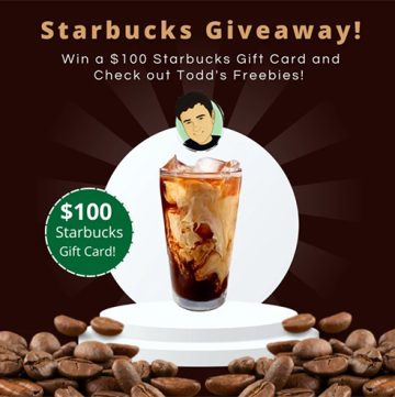 $100 Starbucks Gift Card Giveaway