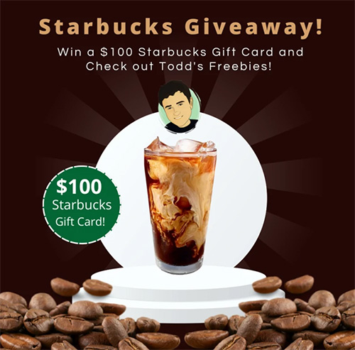 $100 Starbucks Gift Card Giveaway 